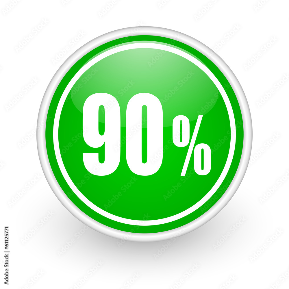 90 percent icon 90 percent icon