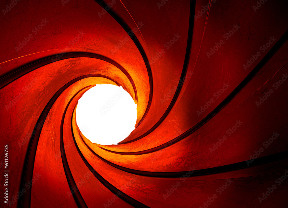 abstract metal focus gun barrel concept Stock Illustration | Adobe Stock