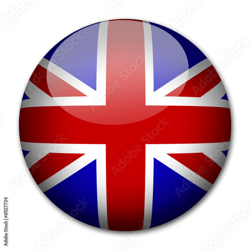 UK England Flagge Button
