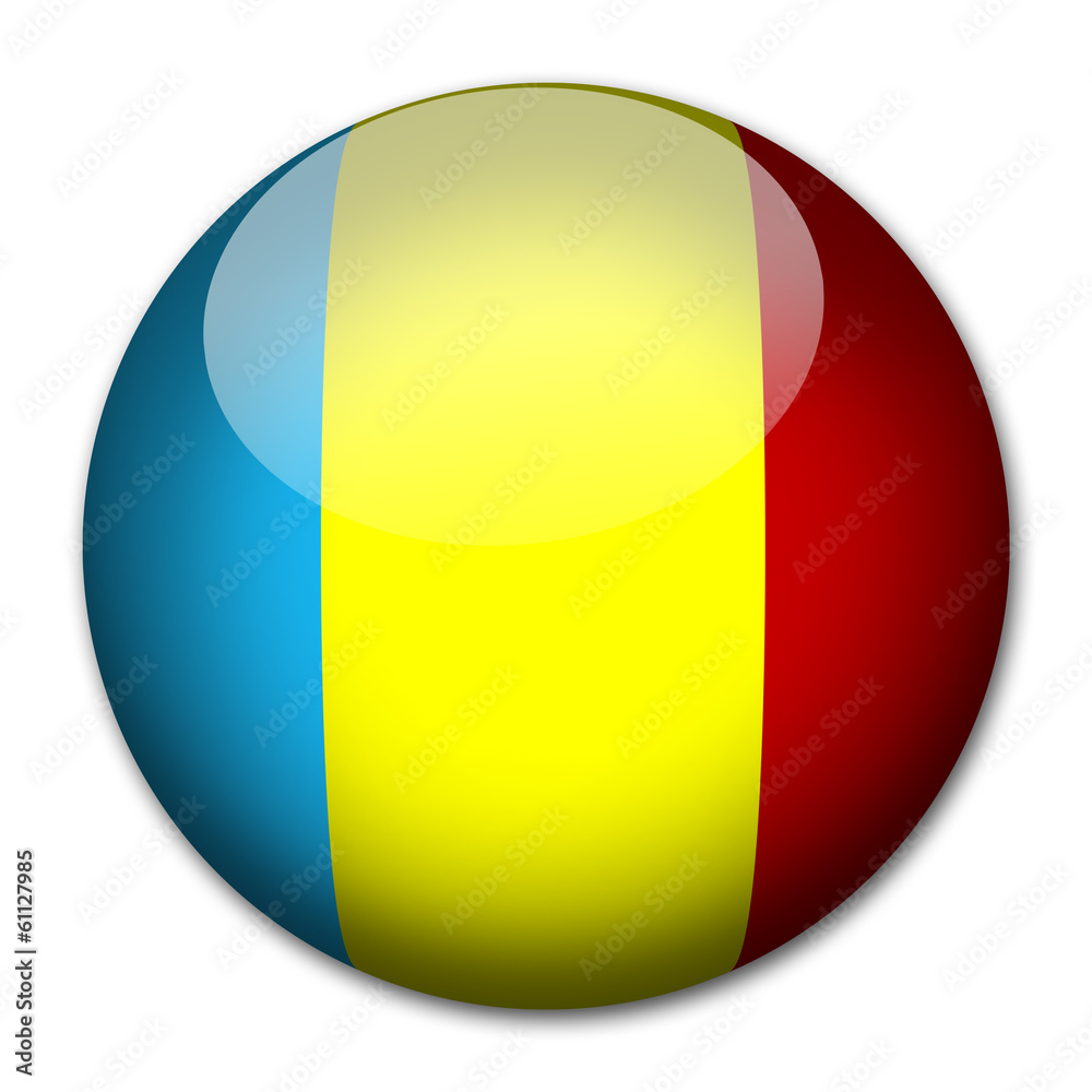 Fototapeta premium Moldawien Flagge Button