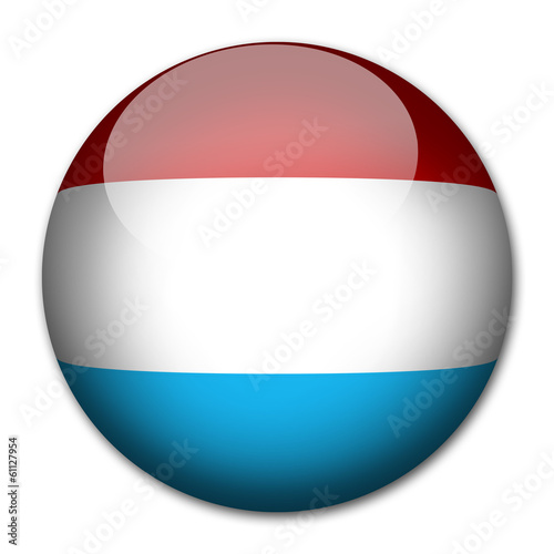 Luxemburg, Flagge, Button
