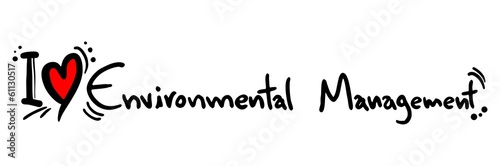 Environmental management love © RATOCA