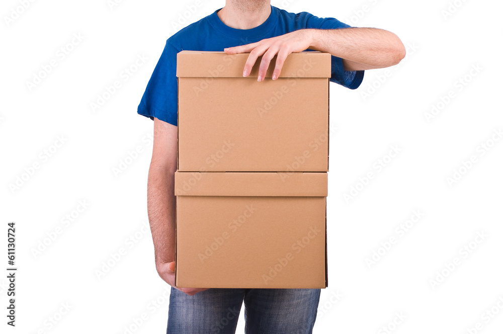Delivery man. Delivery man.