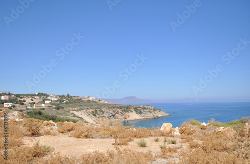 Rocky shore of the sea