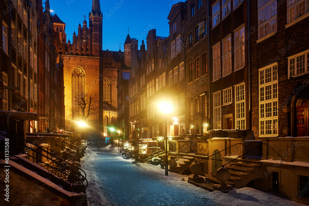 old town in Gdansk, Poland