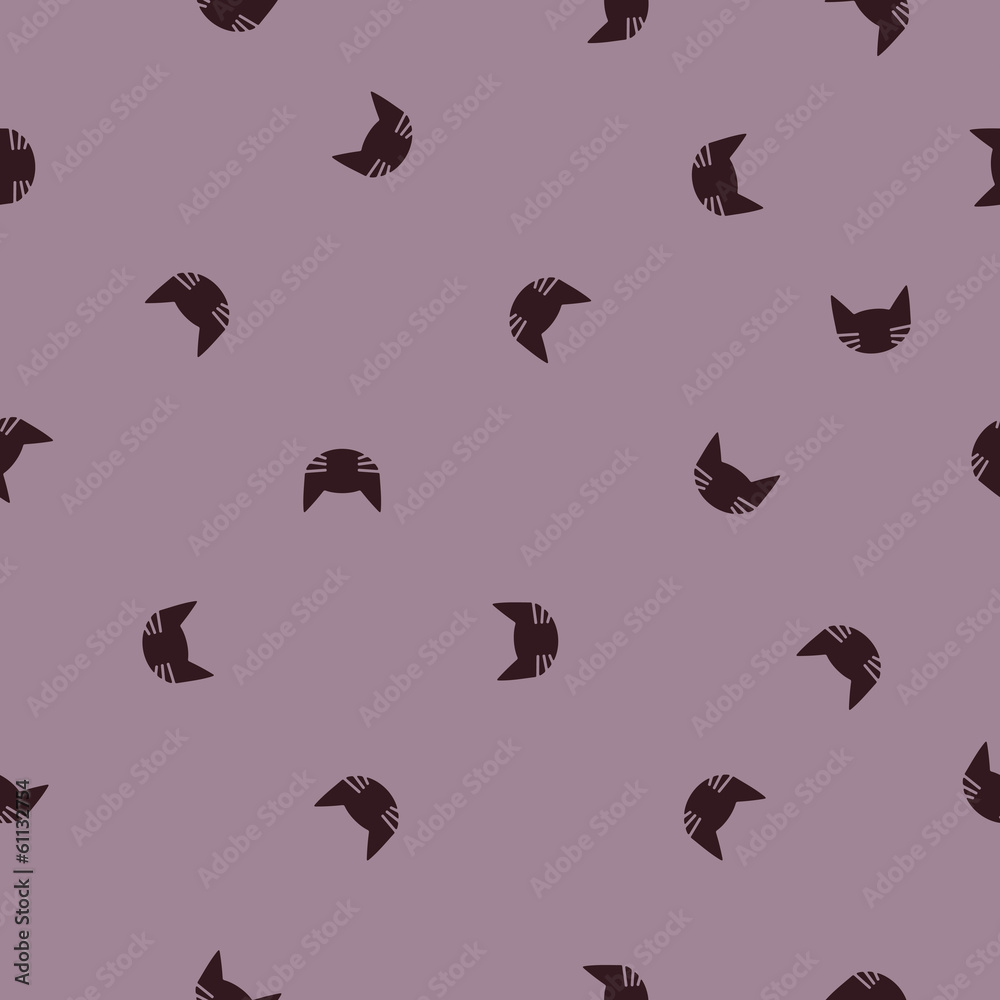 Naklejka premium seamless background: cat