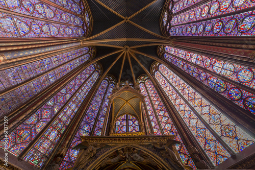Sainte Chapelle church,  Paris, France © photogolfer