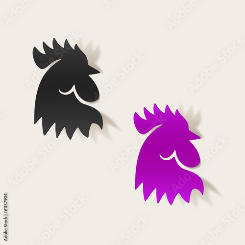 realistic design element: cock