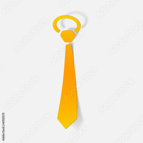 realistic design element: tie