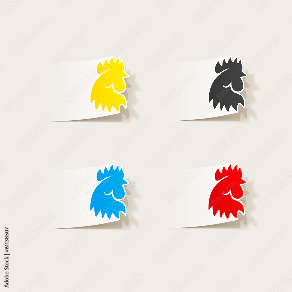 Obraz premium realistic design element: cock