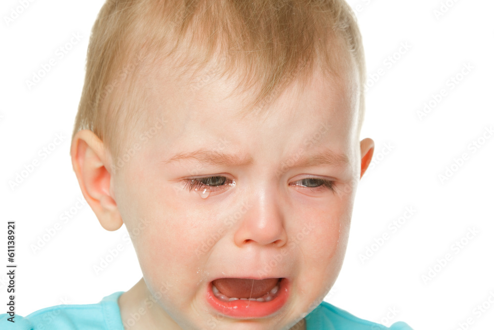 Little girl angry and crying. Little girl angry and crying.