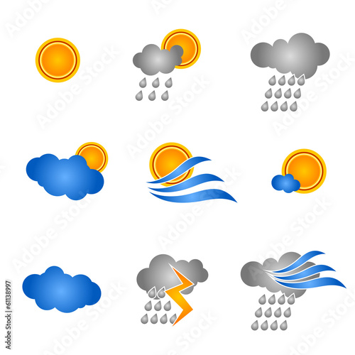 Weather icon set