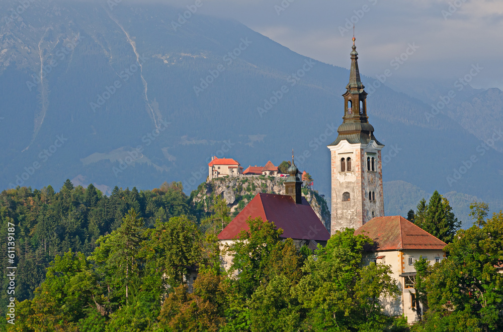 Lake Bled, Island and Castle, Slovenia