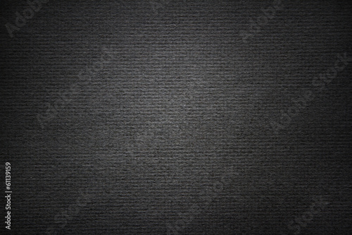 Textured blank black canvas background