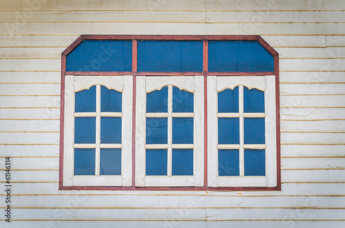 Old wood window