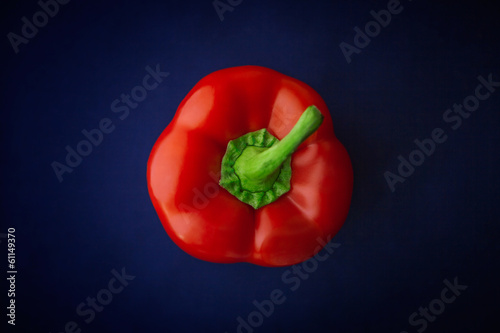 red pepper on a background