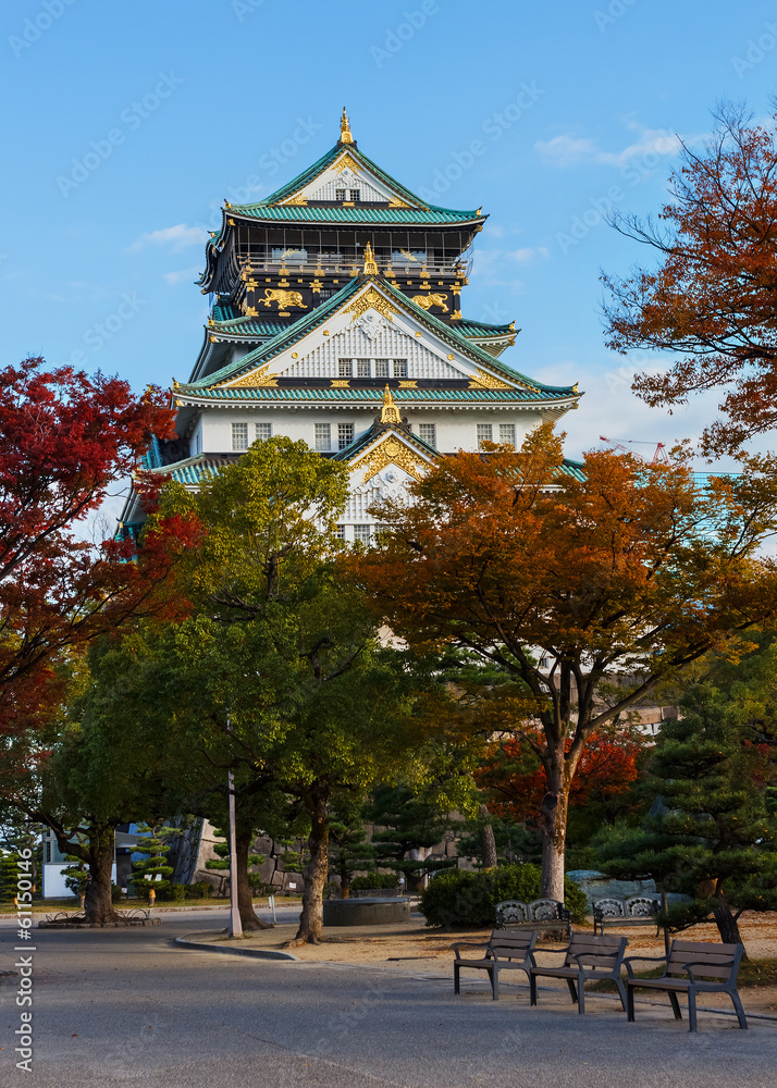 Osaka Castle in Autumn Osaka Castle in Autumn