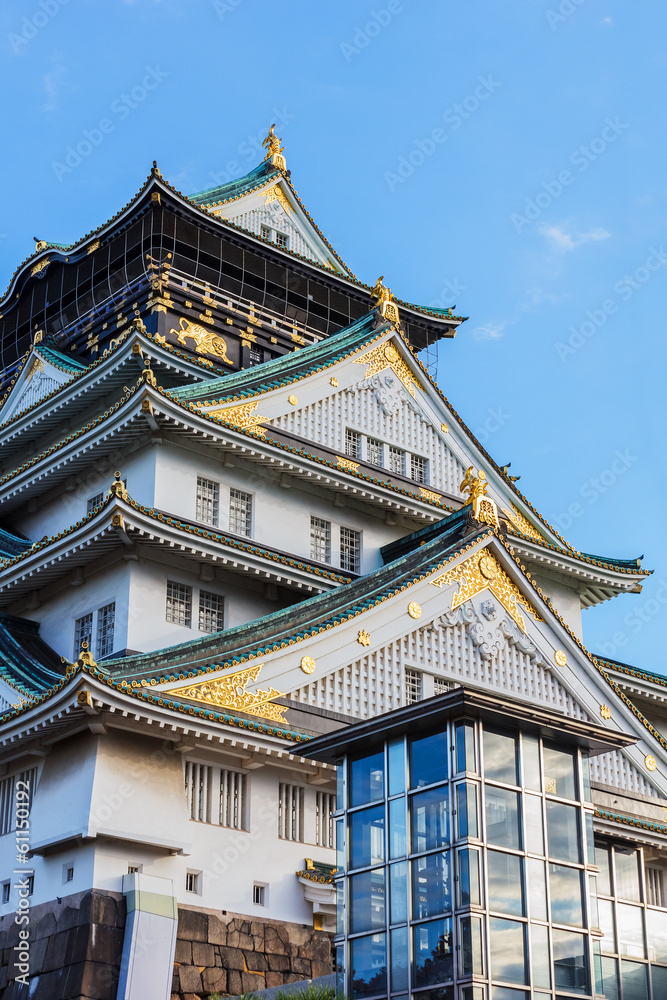 Osaka Castle in Japan