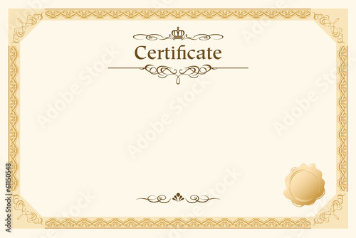 cerificate Vector