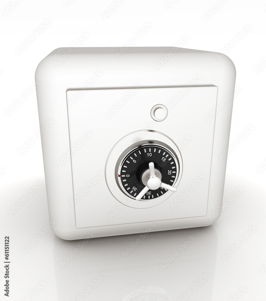 illustration of security concept with metal safe illustration of security concept with metal safe