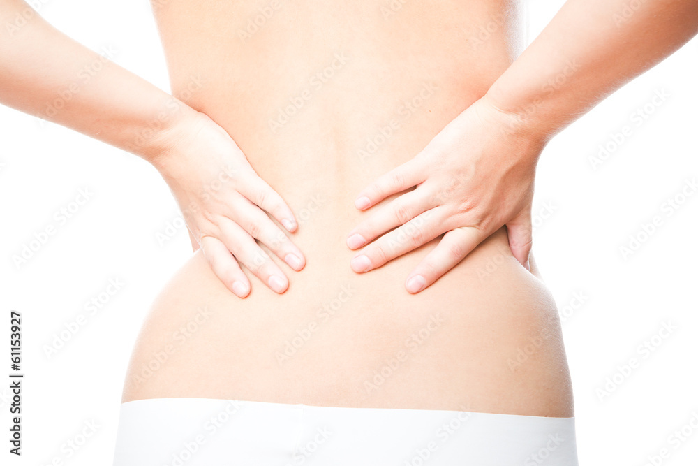 Pain in female backache