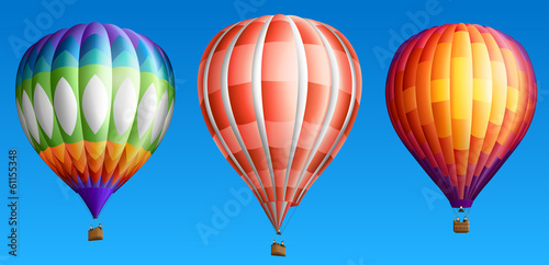 Hot air balloons set two