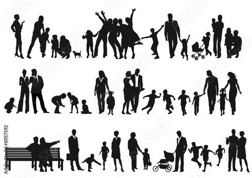 Familien und Eltern