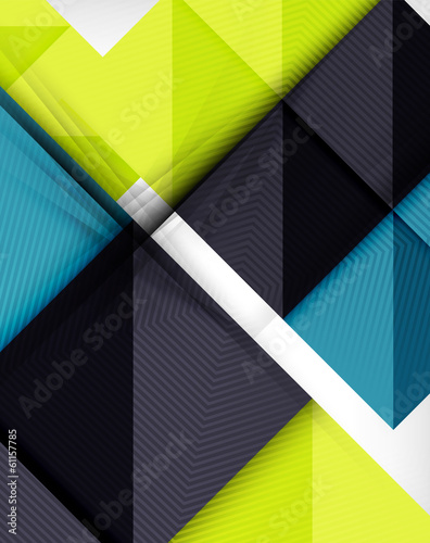 Geometric shape flat abstract background