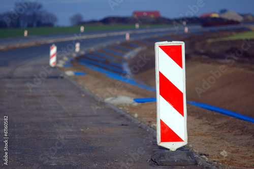 Express road construction in Poland.