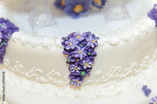 Lilac on Wedding Cake