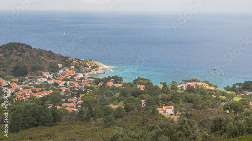 Sant' Andrea, Badeort, Küste, Insel Elba, Sommer, Italien