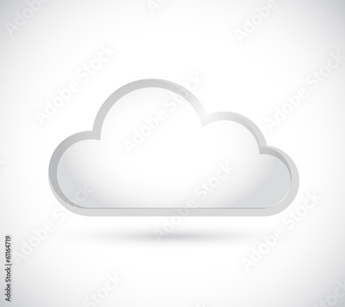 cloud border illustration design