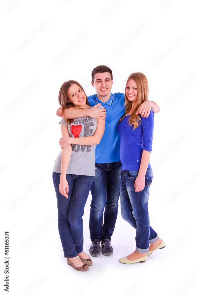 Three young people Three young people