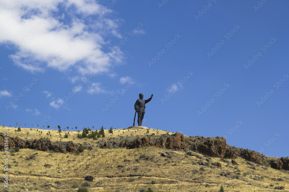 ANKARA: Statue of Ataturk, the founder of modern Turkey.