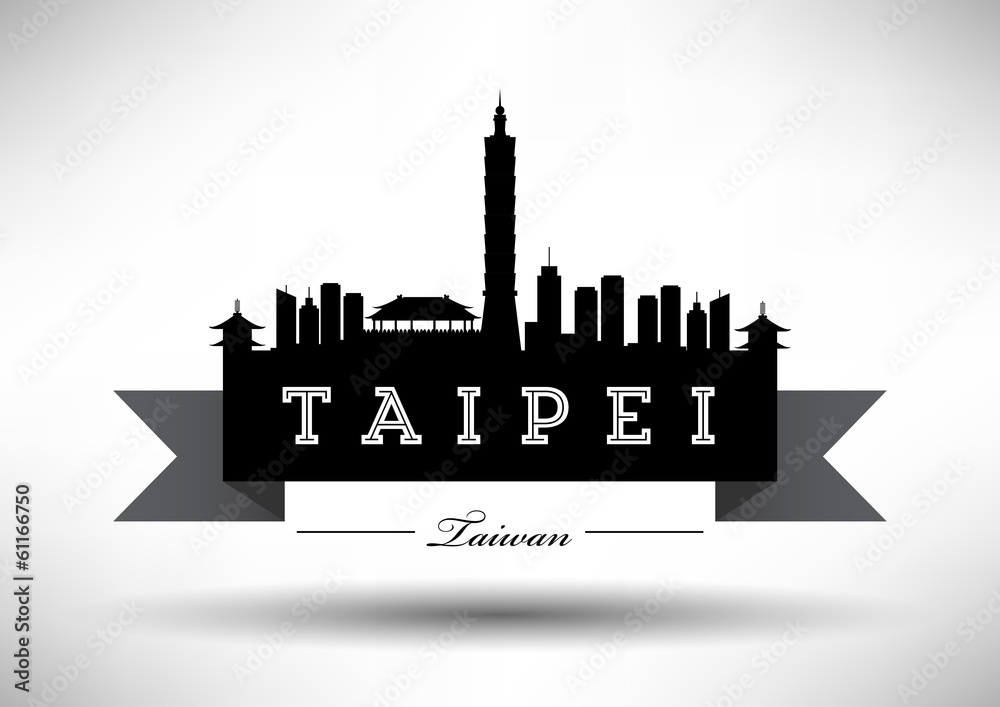 Modern Taipei Skyline Design