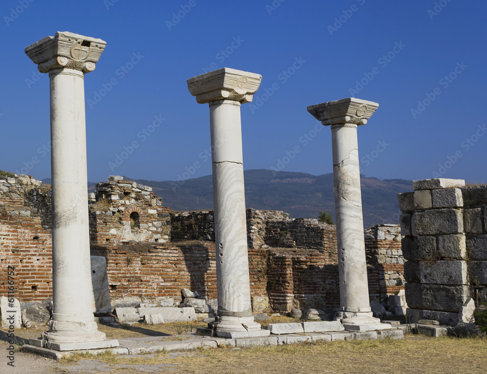 St. John historical site in Izmir, Turkey
