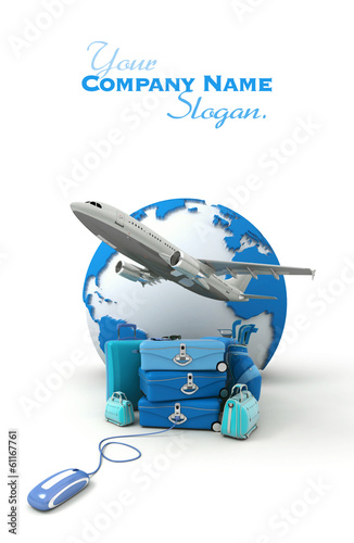 Blue golf trip flight booking