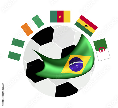 Africa Zone Qualification in A Brazil 2014
