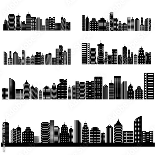 Cityscape with Skyscraper Building
