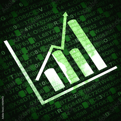 Business diagram and graphs related objects