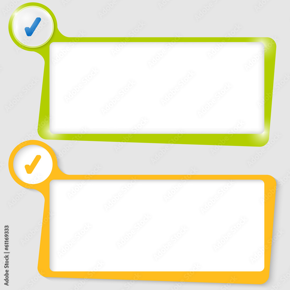 set of two text boxes for text with the check box set of two text boxes for text with the check box