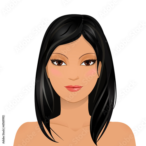 Portrait of a beauty girl