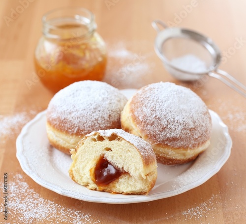 German Krapfen-doughnuts