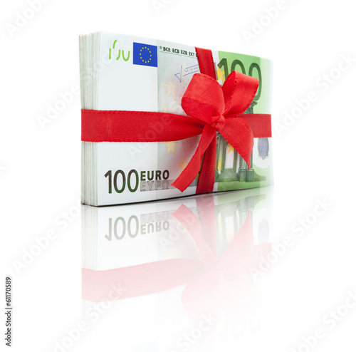 Euro Bündel mit Schleife