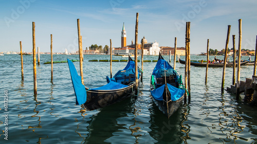 Gondolas in Venice © alinamaieru