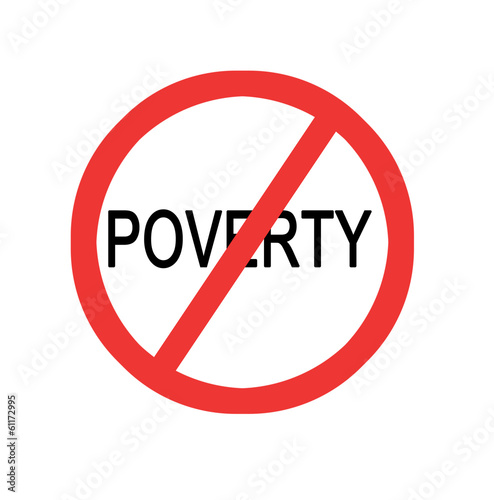 Free Download Stop poverty sign - GFXLoad