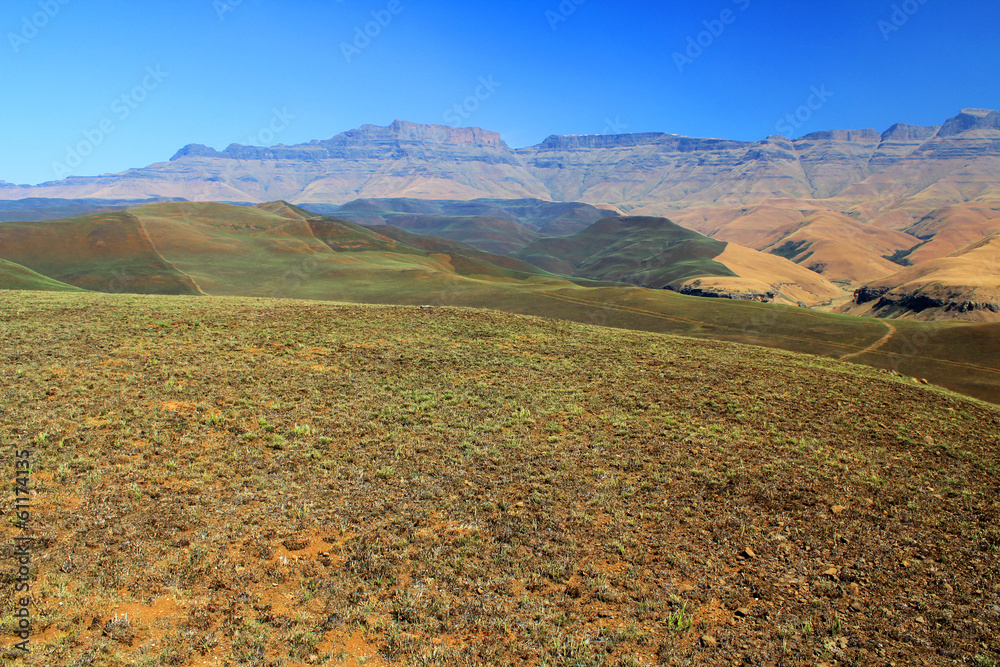 Drakensberg - Dragon mountains landscape