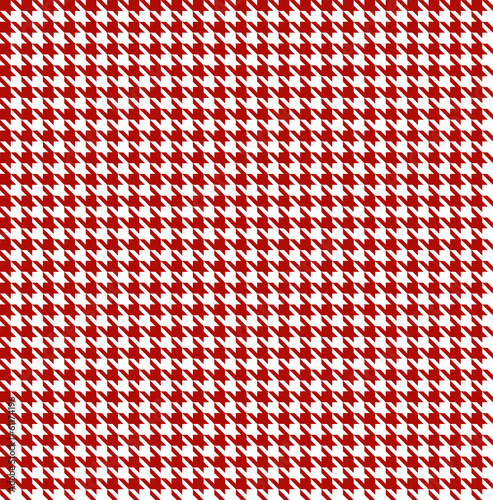 Red-white houndstooth background -seamless photo