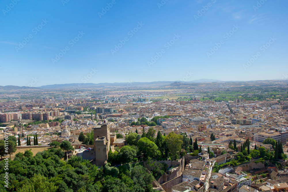 Granada from above, Spain