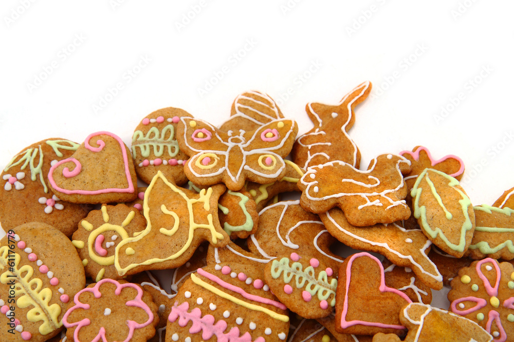 easter gingerbread cookies - czech tradition